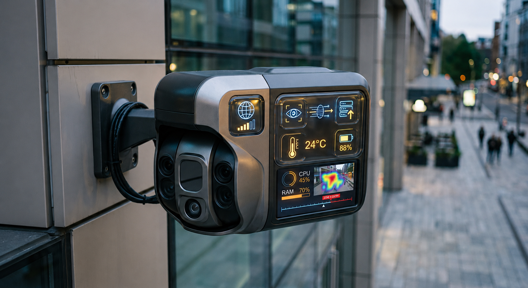 Dynamic High-Tech CCTV Camera